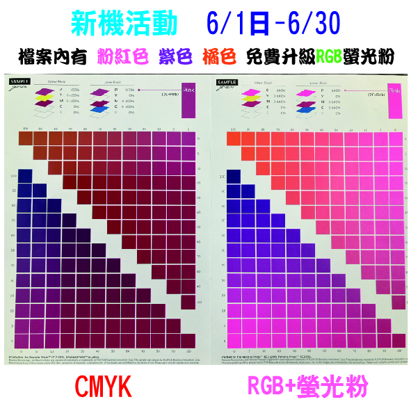 ~嚐鮮活動~六月下單免費升級RGB螢光粉~